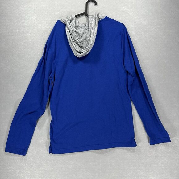 New York Rangers Fanatics Medium NHL Hockey Hooded Long Sleeve Shirt Men’s M - Picture 8 of 9